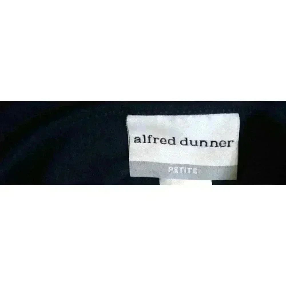 Alfred Dunner Petites Embroidered Bell Sleeves Knit Top - PM Size, Navy Blue - Picture 4 of 14